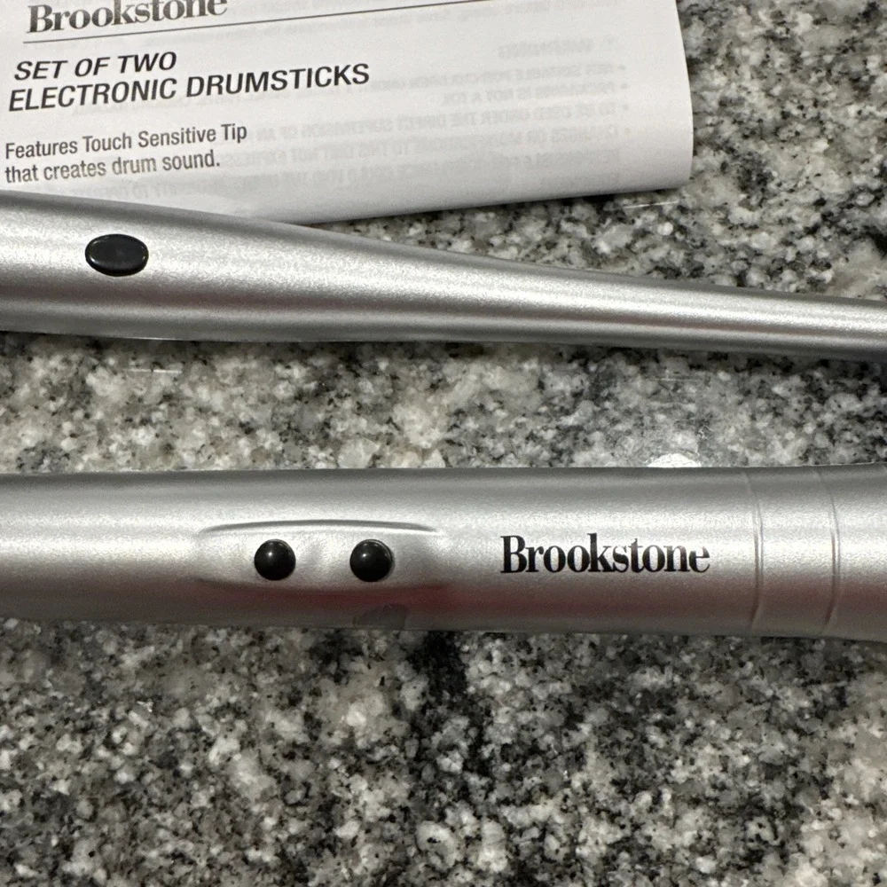 Brookstone Set Of Two Electronic Drumsticks (For Adults) Band‎ Music